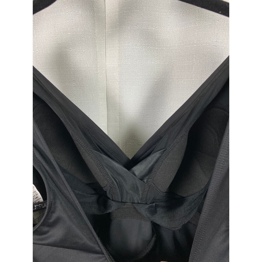 Miraclesuit Black Crossover One Piece Swimsuit Sz.20W NWOT - Picture 12 of 16